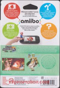 Amiibo: Super Smash Bros.: Palutena  Box Back 200px