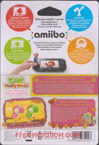 Amiibo: Yoshi's Woolly World: Pink Yarn Yoshi  Box Back 200px