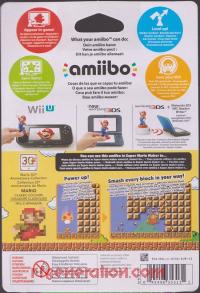 Amiibo: Mario 30th Anniversary: 8-Bit Mario Classic Colours Box Back 200px