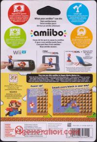 Amiibo: Mario 30th Anniversary: 8-Bit Mario Modern Colours Box Back 200px