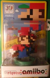 Amiibo: Mario 30th Anniversary: 8-Bit Mario Modern Colours Box Front 200px