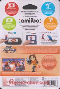 Amiibo: Super Smash Bros.: Mii Gunner  Box Back 200px