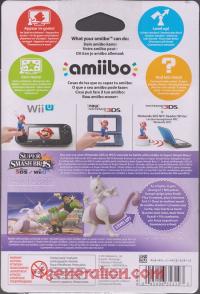 Amiibo: Super Smash Bros.: Mewtwo  Box Back 200px