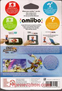Amiibo: Super Smash Bros.: Falco  Box Back 200px