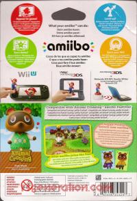 Amiibo: Animal Crossing: Tom Nook  Box Back 200px