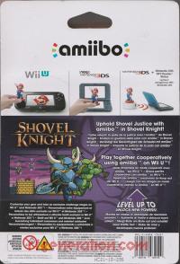 Amiibo: Shovel Knight: Shovel Knight  Box Back 200px