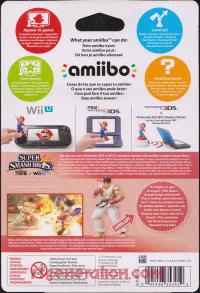 Amiibo: Super Smash Bros.: Ryu  Box Back 200px