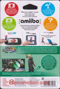 Amiibo: Super Smash Bros.: Cloud Player 2 Box Back 200px