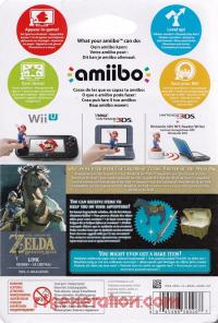 Amiibo: The Legend of Zelda: Breath of the Wild: Rider Link  Box Back 200px