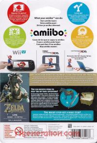 Amiibo: The Legend of Zelda: Breath of the Wild: Rider Link  Box Back 200px
