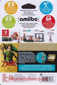 Amiibo: The Legend of Zelda: Majora's Mask Link  Box Back 200px