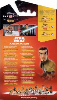 Disney Infinity 3.0: Star Wars Kanan Jarrus  Box Back 200px
