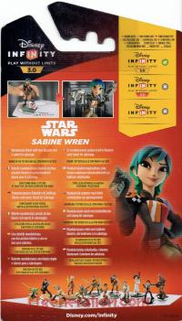 Disney Infinity 3.0: Star Wars Sabine Wren  Box Back 200px