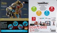 Amiibo: The Legend of Zelda: Breath of the Wild: Four Champions Pack  Box Back 200px