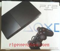Sony PlayStation 2 Slimline Charcoal Black - Rerelease Box Front 200px