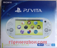 Sony PS Vita Wifi - Lime Green/White Box Front 200px