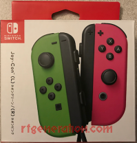 Joy-Con (L) / (R) Neon Green / Neon Pink Box Front 200px