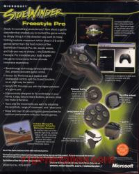 Microsoft SideWinder Freestyle Pro  Box Back 200px