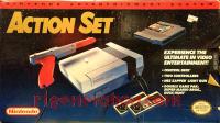 Nintendo Entertainment System Action Set - Orange Zapper - Red Stripe Box Front 200px