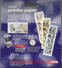 Game Boy Printer Paper  Box Back 200px