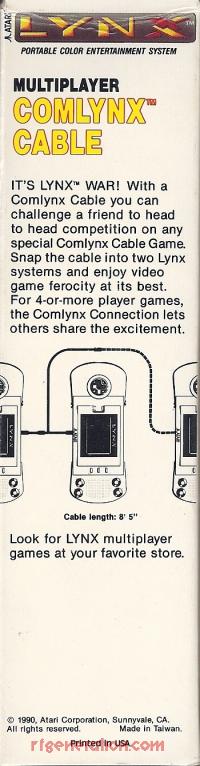 Comlynx Cable 1990 Box Back 200px