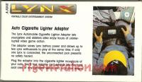 Atari Lynx Car Adapter  Box Back 200px