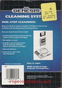 Sega Genesis Cleaning System  Box Back 200px