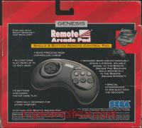 Remote Arcade Pad  Box Back 200px