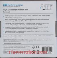 YPbPr Component Video Cable for Genesis Second Revision Box Back 200px