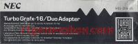 TurboGrafx-16/Duo Adapter  Box Front 200px