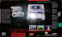 Super Nintendo Entertainment System Super Mario World Bundle Box Back 200px