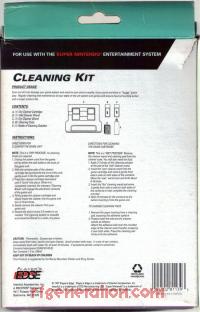 Player's Edge Cleaning Kit  Box Back 200px