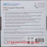 YPbPr Component Video Cable for SNES Second Revision Box Back 200px