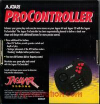 Atari Jaguar Pro Controller  Box Back 200px