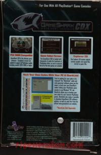 Gameshark CDX  Box Back 200px