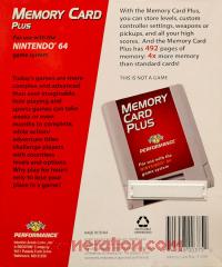 Performance Memory Card Plus  Box Back 200px