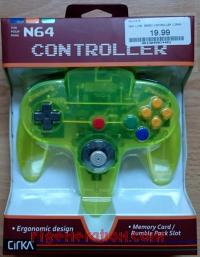 N64 Controller Clear Green Box Front 200px