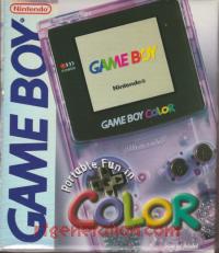 Nintendo Game Boy Color Atomic Purple Box Front 200px