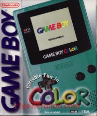 Nintendo Game Boy Color Teal Box Front 200px