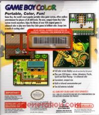 Nintendo Game Boy Color Dandelion Box Back 200px
