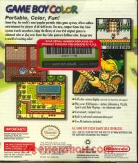 Nintendo Game Boy Color Kiwi Box Back 200px