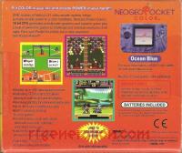 SNK Neo Geo Pocket Color Camouflage Blue Box Back 200px