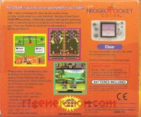 SNK Neo Geo Pocket Color Crystal White Box Back 200px