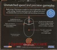 Sega Dreamcast Mouse  Box Back 200px