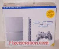 Sony PlayStation 2 Slimline - Satin Silver Box Front 200px