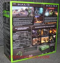 Microsoft Xbox Halo Special Edition Green Console Box Back 200px