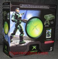 Microsoft Xbox Halo Special Edition Green Console Box Front 200px