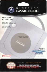 GameCube 56K Modem Adapter  Box Front 200px