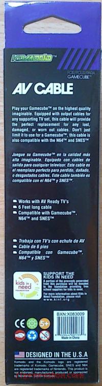 6 ft AV Cable Komodo Box Back 200px