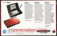 Nintendo DS Lite Crimson/Black Box Back 200px